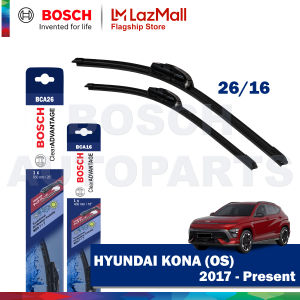 BOSCH CLEAR ADVANTAGE WIPER SET FOR HYUNDAI KONA (OS) 2017-PRESENT (26"/16")