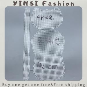 YINSI Horseshoe Bag Mesh Knitting Lining Weaving Plastic Mesh Sheet Accessories Velvet
