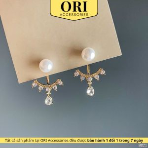 Khuyên tai nữ Leighton sang trọng cao cấp ORI B021