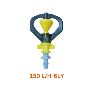 Béc tưới phun mưa thân xoay tưới rau TM02 lưu lượng 150-180 lít nhưa POM cao cấp hàng nhập khẩu