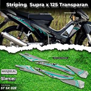 STRIP HONDA SUPRA X 125 2008-2018 - STRIPING MAXDECAL SUPRA X 125 2008-2018 TRANSPARAN - ST SX 02