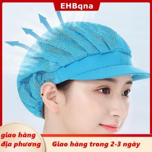 [COD] EHBqna 3PF Ship within 24 hours Đầu bếp Hat chống bụi hội thảo phục vụ hat nhà máy thực phẩm làm việc hat căng tin làm việc hat