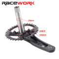 RACEWORK XTR Crankset 1x/2x 170mm Crank 104BCD Chainring 34/36/38T Hollowtech Crankset With BB. 