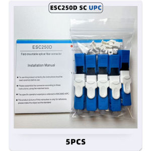 5pcs 10pcs ESC250D Fiber optic Connector UPC APC Single mode Fast Connector