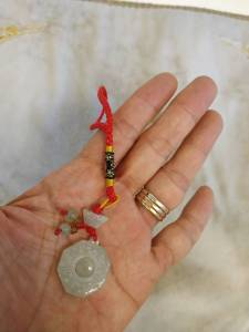 ที่แขวนห้อยยันต์8เหลี่ยมโป๊ยก๋วยหินหยก