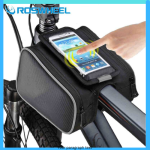 COD Roswheel Tas Sepeda Waterproof dengan Case Smartphone  ROS12813 / tas sepeda lipat gunung tahan air mtb pria waterproof mtb ontel kuno ukuran 20 army original tactical adidas asli / tas sepeda bmx belakang bagasi botol bebehoo terbaik murah serbaguna