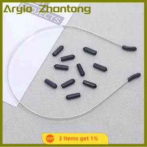 Aryio 200pcs Rubber Round End Cap Cover For Pipe Screw Thread Protector Push-fit Caps Diy Headband Accessories