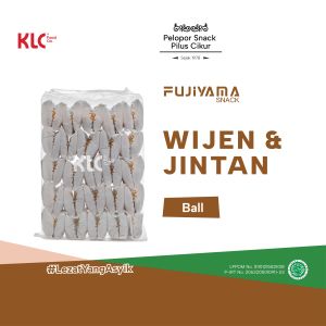 Pilus / Sukro Manis Fujiyama Jinten Wijen Ball KLC Isi 50 pcs Makanan Ringan / Snack / Cemilan Murah Sukro KLC Food