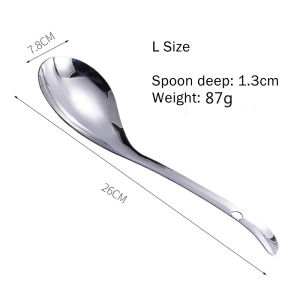 304 Stainless Steel Big/Small Rice Spoon Rice Scoop Serving Spoon Senduk Sudu Kuah Kari