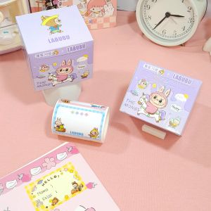 Label Nama Roll Labubu 1 Kotak Isi Banyak Versi 2 Ready 3 Variant Warna / 1 Set Roll Label Name LABUBU Untuk Di Tempel Kualitas Terbaik Stationary Fancy Kekinian Kualitas Premium Bisa Grosir dan COD Harga Termurah
