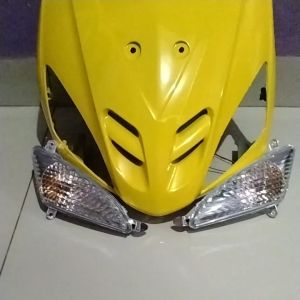 Tameng Depan Kuning & Lampu Sen Depan Yamaha Mio Sporty