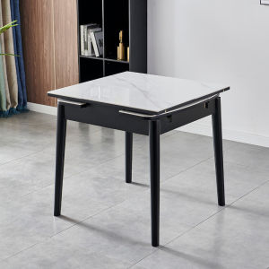 Dining Table Foldable Flexible And Rock Panel Dining Table Chair Combination Modern Minimalist Small Unit Table Household Square