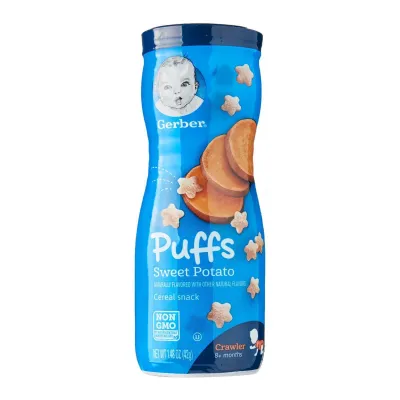 Gerber Graduates Puffs Sweet Potato (Product packaging may vary) Baby Snack