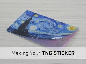 Tokyo Ghoul - Sticker For Touch  Go Card (Waterproof High Quality) TnG NFC eWallet Access Card Sticker Skin TKG