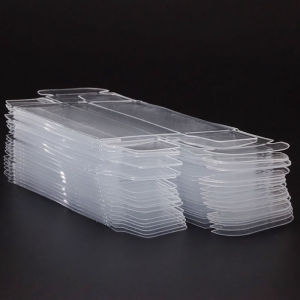 20pcs PVC Clear Display Boxes Toy Car Model Dust Proof Storage Box Plastic Protection Container Accessories