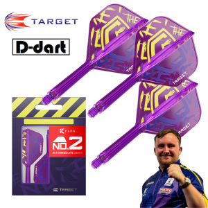TARGET K FLEX DARTS FLIGHT-【 No.2/No.6】STANDARD WORLD CHAMPION (LUKE LITTLER) K-Flex Dart Flights