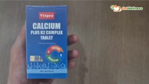 Vitpro Calcium Plus K2 Complex Tab 1339mg Strong Bone Health Suplemen Tulang Dan Sendi