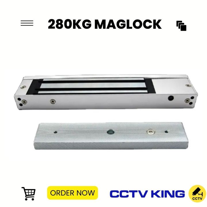 Maglock, Electric Lock, 280kgs Magnetic Lock, Magnetic Door Lock ...