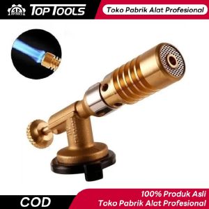 TopTools Kepala Gas Torch BBQ Kepala Las Blow Torch Flame Gun Portable Multifungsi