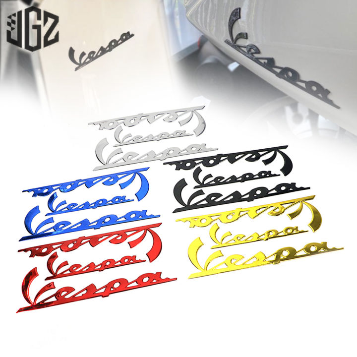 KODASKIN 2D Printed GTS Emblem Decals For Vespa GTS300 Sport Super – Matte Black Vinyl