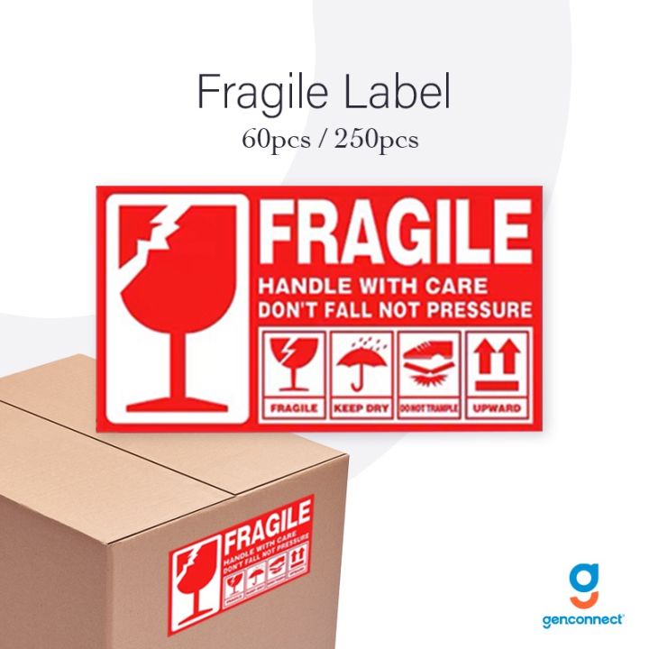 Fragile Sticker Label Fragile Tape For Parcel Shipping Label Protection ...