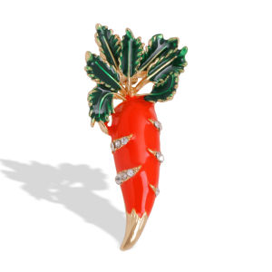 Hmeme เข็มกลัดผลไม้ไข่มุกแฟชั่นเข็มกลัดเชอร์รี่องุ่นน้ำมันหยดพลอยเทียมเข็มกลัดสับปะรดทับทิมดอกบัวเห็ด