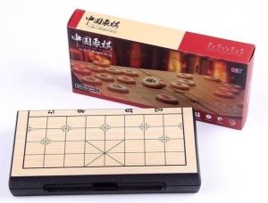 Magnetic Chinese Chess Set with Foldable Board and Storage Box