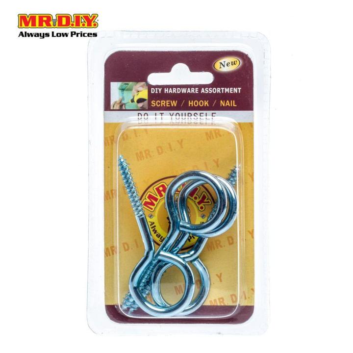 Mr DIY Screw Hook (7cm) Diy Home Decor Screw Hook For Wall