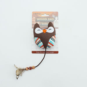 DY Loving Pet Toy Jungle Tribe Cat Toys Owl Lion Little Fox Funny Toy for Cats