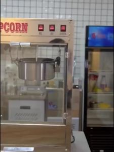 Spherical Popcorn Machine Commercial Full-Automatic Electric Heating Popcorn Machine Device Popcorn Machine Popcorn Machine Bulking Machine