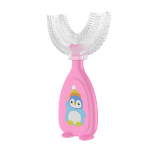 Baby Toothbrush Children 360 Degree U-shaped Toothbrush Teethers Soft Silicone Baby Brush Kids Teeth Oral Care Cleaning