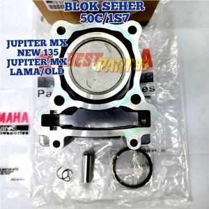 BLOK SEHER + PISTON KIT YAMAHA JUPITER MX NEW 135 50C YAMAHA 50C KUALITAS ORI ASLI BLOK SEHER BAGUS
