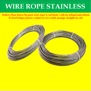 MAGO 1mm 2mm 3mm 4mm 5-1000 Meters 304 Wire Rope Stainless Cable Steel Wire Rope lifting Cable Steel Clothesline