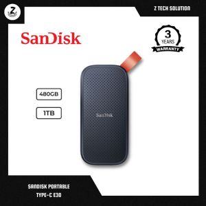 SanDisk Portable SSD USB 3.2 Type-C E30 ( 480GB / 1TB )