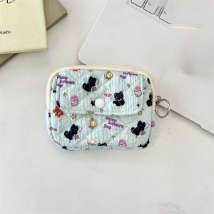 FUDESHE มัลติฟังก์ชั่ กระเป๋าใส่เหรียญ สัตว์การ์ตูน แบบพกพาได้ กระเป๋าเก็บผ้านวมน่ารัก ถุงผ้าใส่บัตร กระเป๋าใส่บัตรประชาชน ใหม่การ์ตูนสัตว์กระเป๋าเงินเหรียญแบบพกพาบัตรผ้าถุงเก็บบัตรถือมัลติฟังก์ชั่ ID กระเป๋า