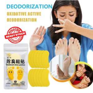 [ READY STOCK ] 10pcs Deodorant Shoe Patches Shoe deodorizing stickers deodorizing insoles Anti-odor and Antibacterial