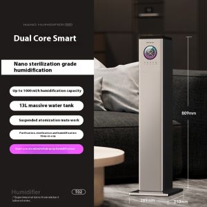 New 13L floor standing air humidifier dual core household bedroom with heavy fog sterilization and purification