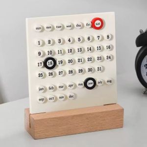 Kalender Meja Abadi Permanent Calendar Diy Kalender
