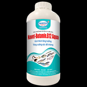 Navet-Butamin.B12 Aqua _ Kích thích tăng trưởng - Tăng cường sức đề kháng thủy sản Tôm Cá Lươn Ếch