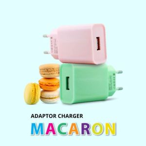 Batok Adaptor Charger Warna Macaron QP-0011 Output 2.0A 1 USB Non Fast