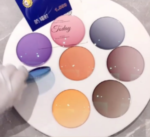 IMPALA FL1853W Fashion Photochromic Sunglasses for Men and Women Auto Change Color Glasses Anti Blue UV400 Lens Eyewear Use indoor and outdoor