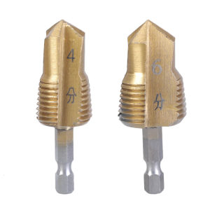 1/2 "3/4" Ống reaming bước với 1/4 chuôi lục giác cho hiệu quả ống nước sửa chữa cài đặt lỗ mở rộng