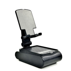 Cell Phone Stand With Wireless Speaker And Non-slip Base Suitable For Indoor And Outdoor And Desktop Dads Gifts Gifts For Family And Friends Portable Mobile Phone Stand Speaker For Party Camping