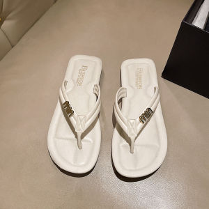 Dép Lê Kẹp Nữ Quai Phối Chữ Thiết Kế Đơn Giản Sang Trọng Dép Kẹp Đúc Nữ Mang Êm Chân Chống Thấm Nước