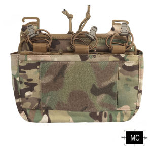 SINAIRSOFT Túi Đeo Hông Bụng Lật Hai Lớp Đa Năng Túi MOLLE Có Thể Tháo Rời Kết Hợp Chiến Thuật Ngoài Trời