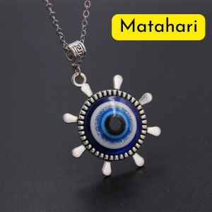 Kalung Rantai Set Liontin Mata Macam Model Stainless Pria Wanita Aksesoris Fashion