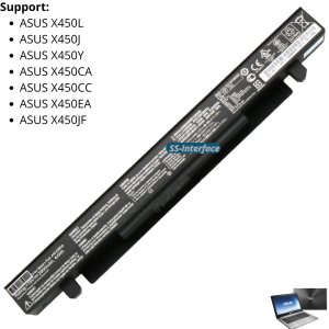 Baterai Asus X450L ASUS X450J X450Y X450CA X450CC X450EA X450JF A41-X550 A41-X550A battery