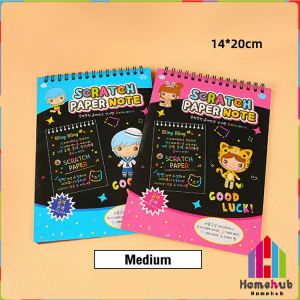 Homehub Colorful Scraping Painting Magic Scratch Art Painting Paper Manual Drawing Toys Kids Education Toy