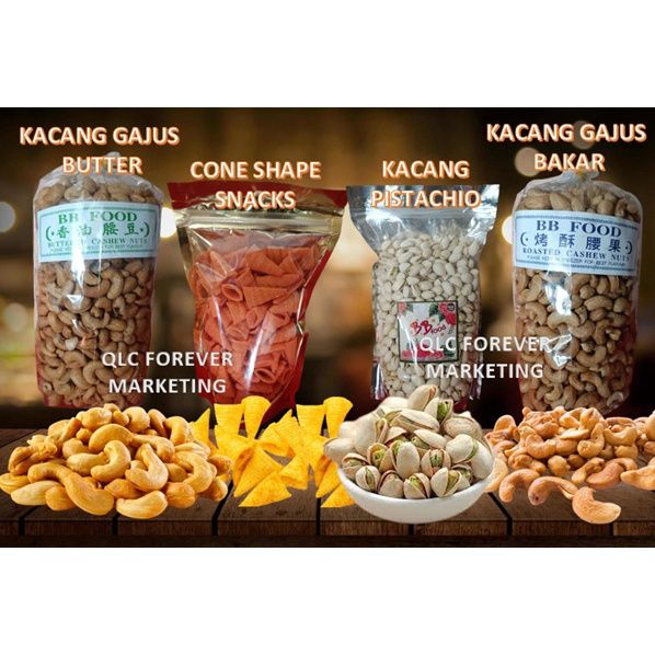 Nuts Roasted Pistachio Kacang Gajus Goreng Kacang Gajus Bakar Roasted ...