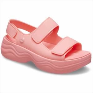 Crocs Skyline Sandal รองเท้าส้นสูง 2"=5cm รองเท้าแตะผู้หญิง รองเท้าส้นตึก รองเท้าหัวโตผู้หญิง แฟชั่นใหม่เบานิ่มใส่สบาย พร้อมส่ง